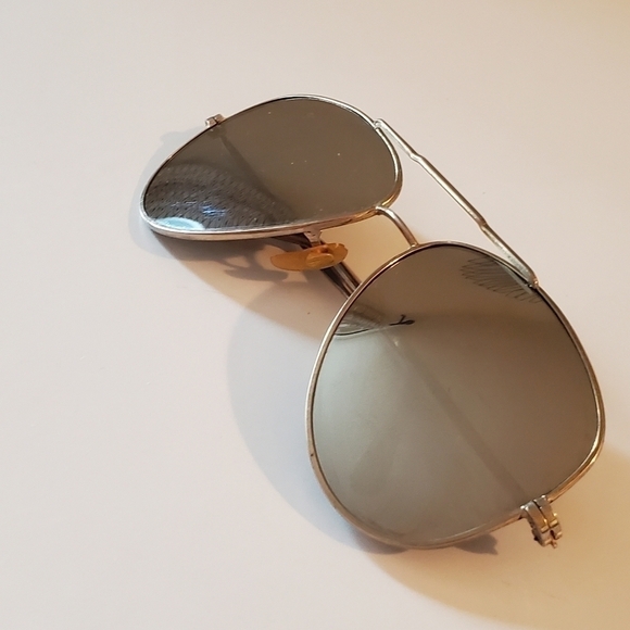 Vintage Sun-Ray Taiwan Mirror Aviator Sunglasses - Picture 10 of 15
